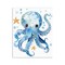 Stupell Industries Happy Smile Octopus Wall Plaque Art Design by Franklyn Gregory
